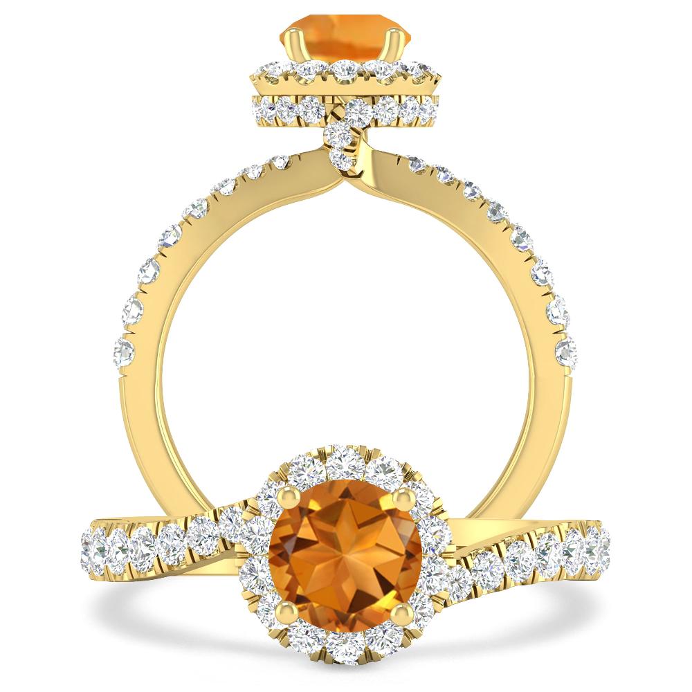 Yellow Gold - Citrine