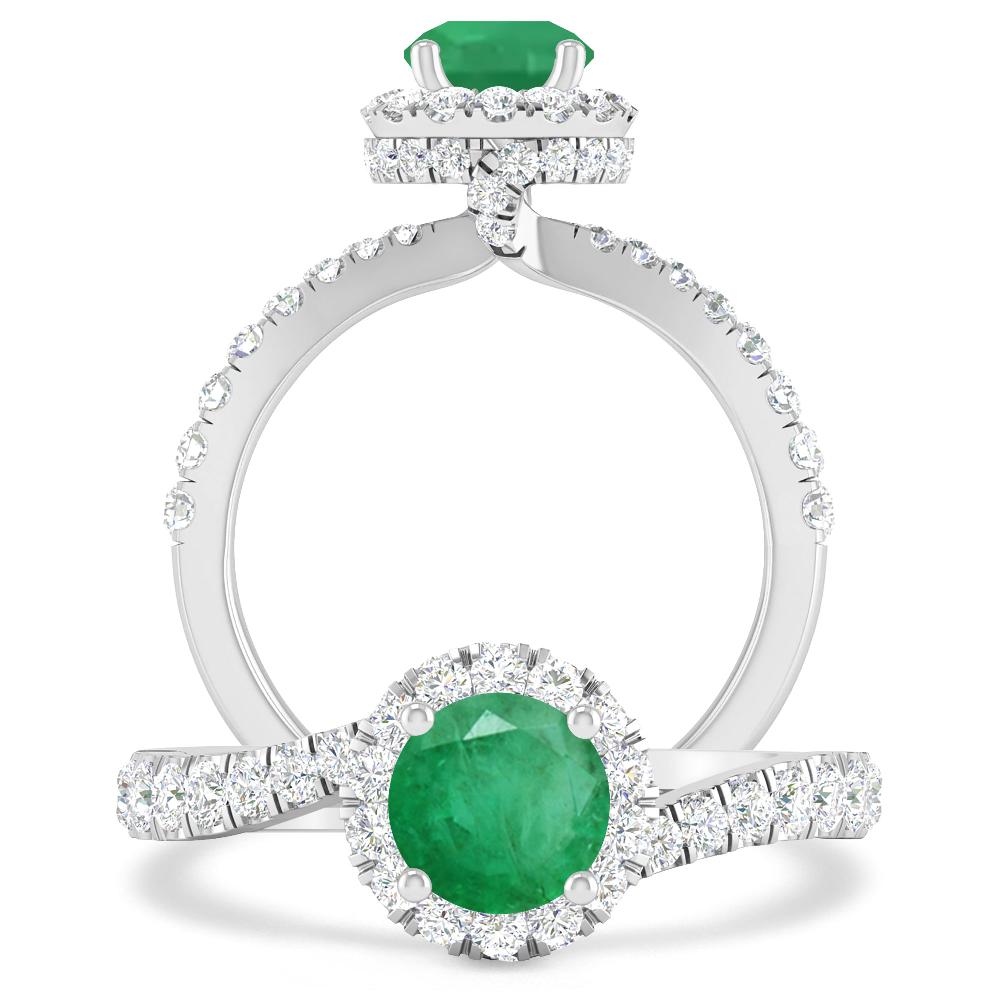 White Gold - Emerald