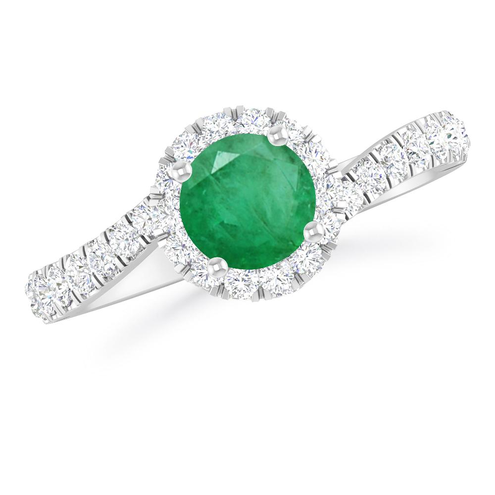 White Gold - Emerald