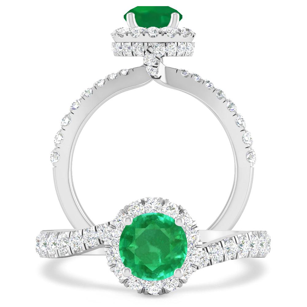 White Gold - Emerald