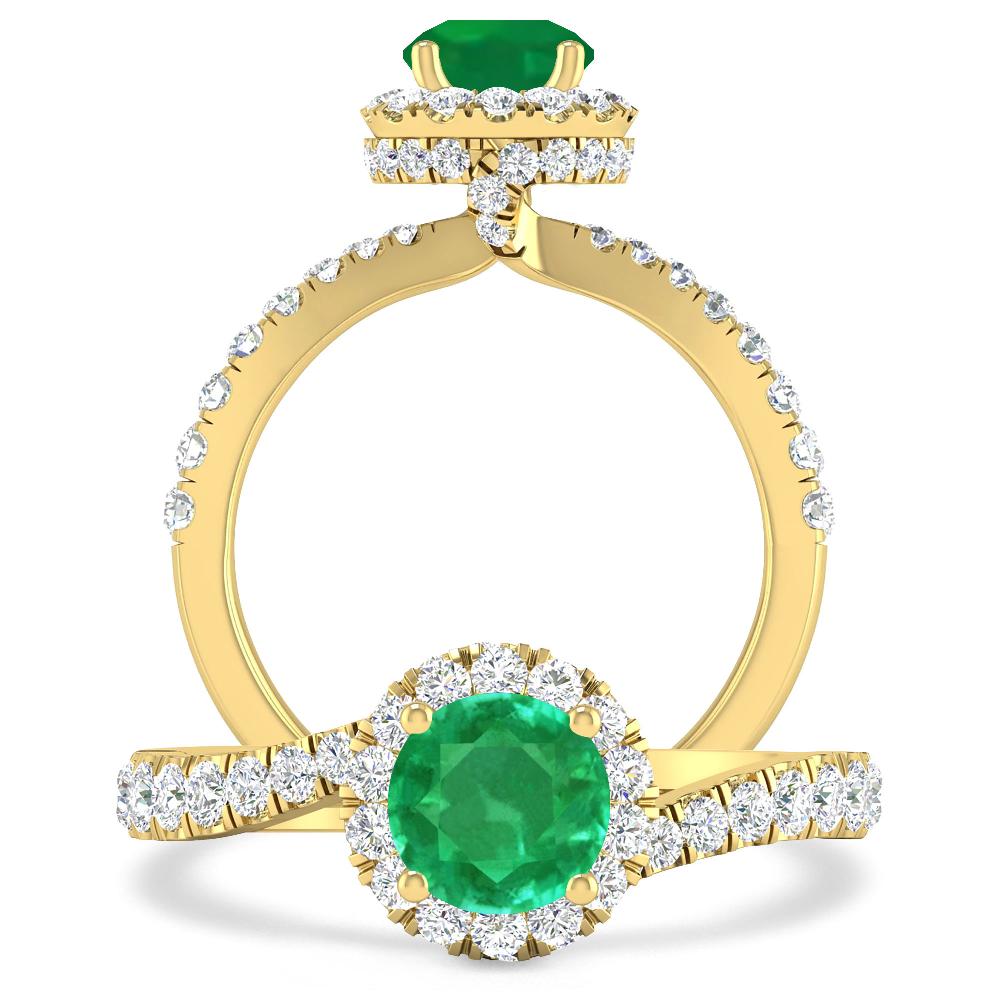 Yellow Gold - Emerald