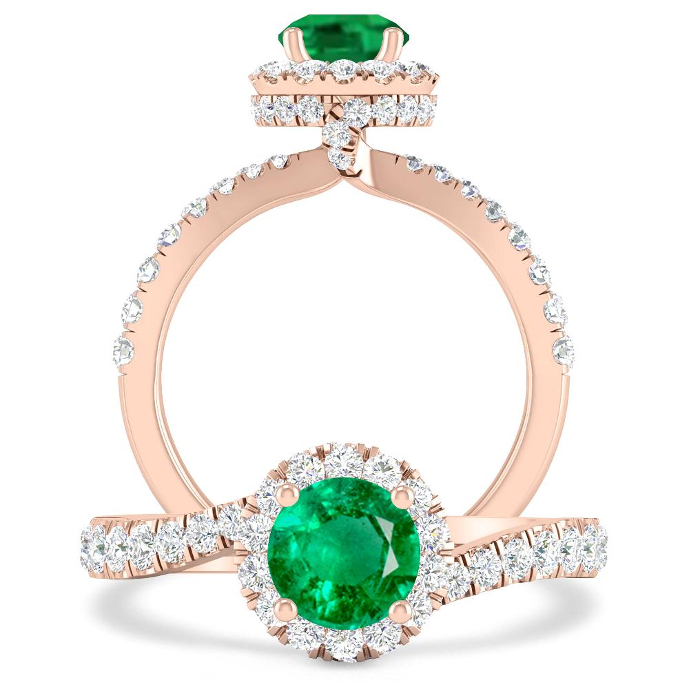 Rose Gold - Emerald