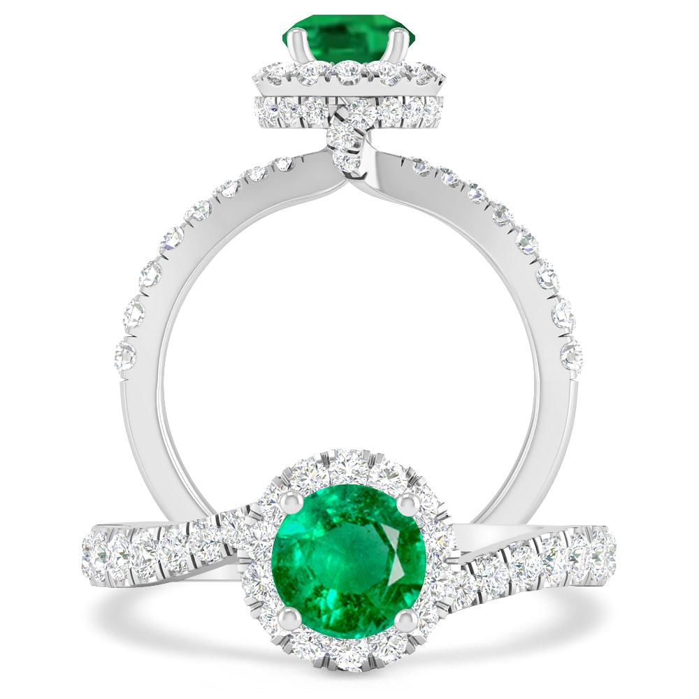 White Gold - Emerald