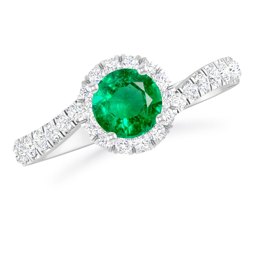 White Gold - Emerald