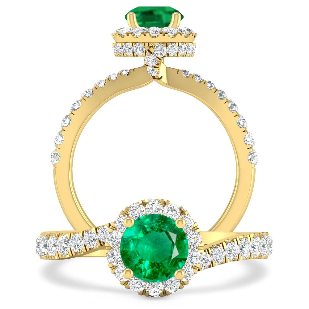 Yellow Gold - Emerald