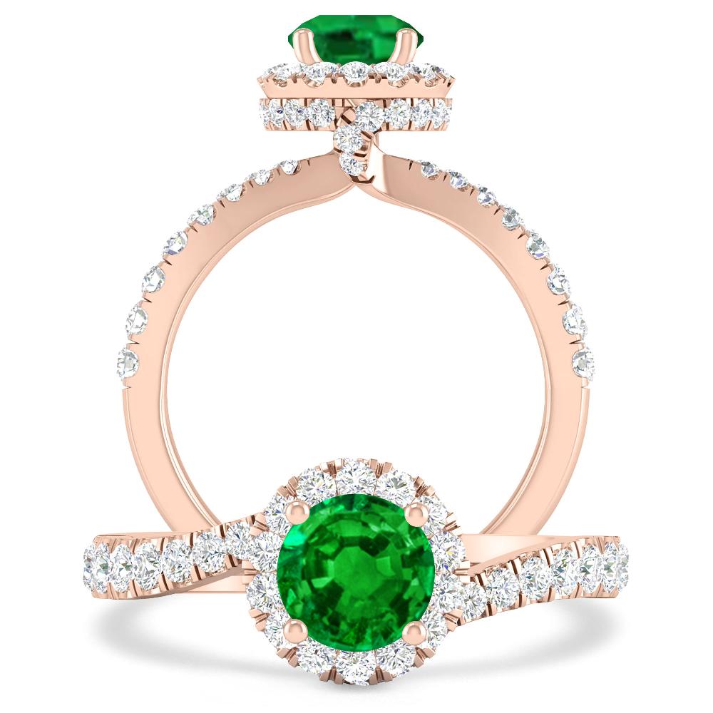 Rose Gold - Emerald