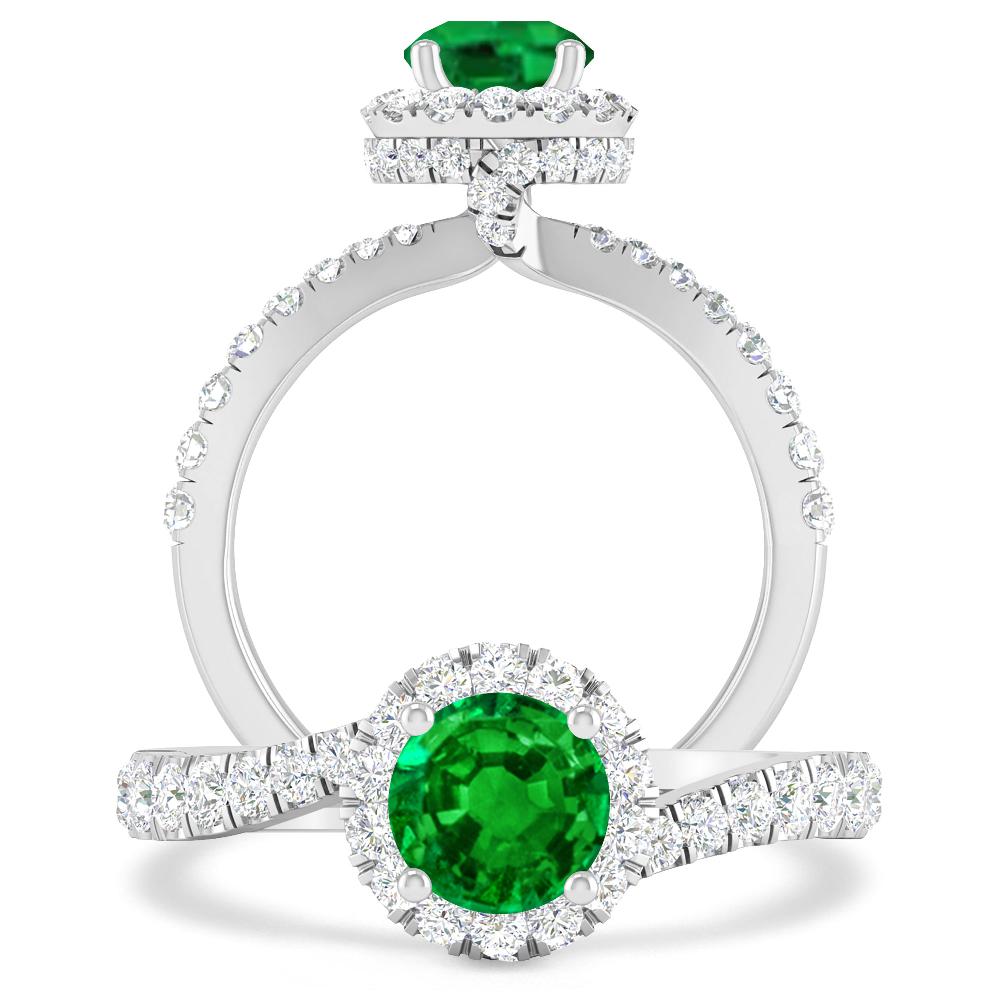 White Gold - Emerald