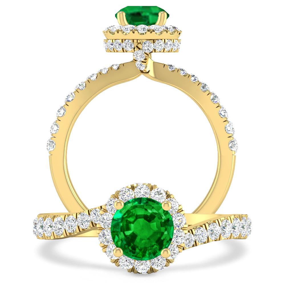 Yellow Gold - Emerald