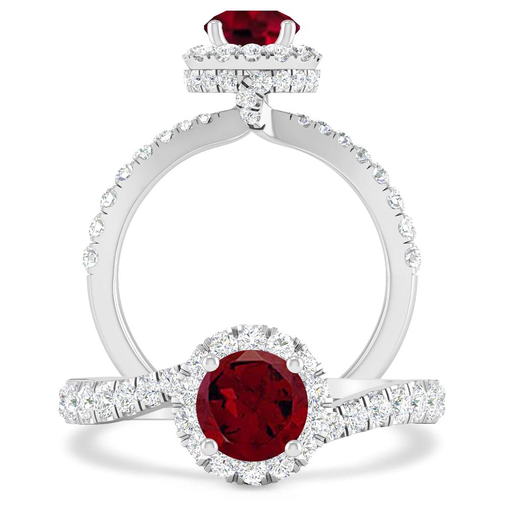 White Gold - Garnet