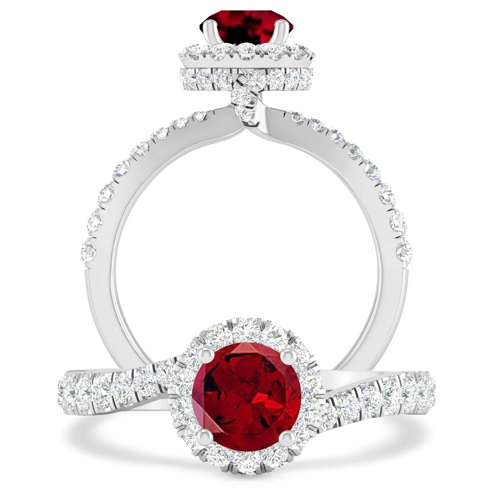 White Gold - Garnet