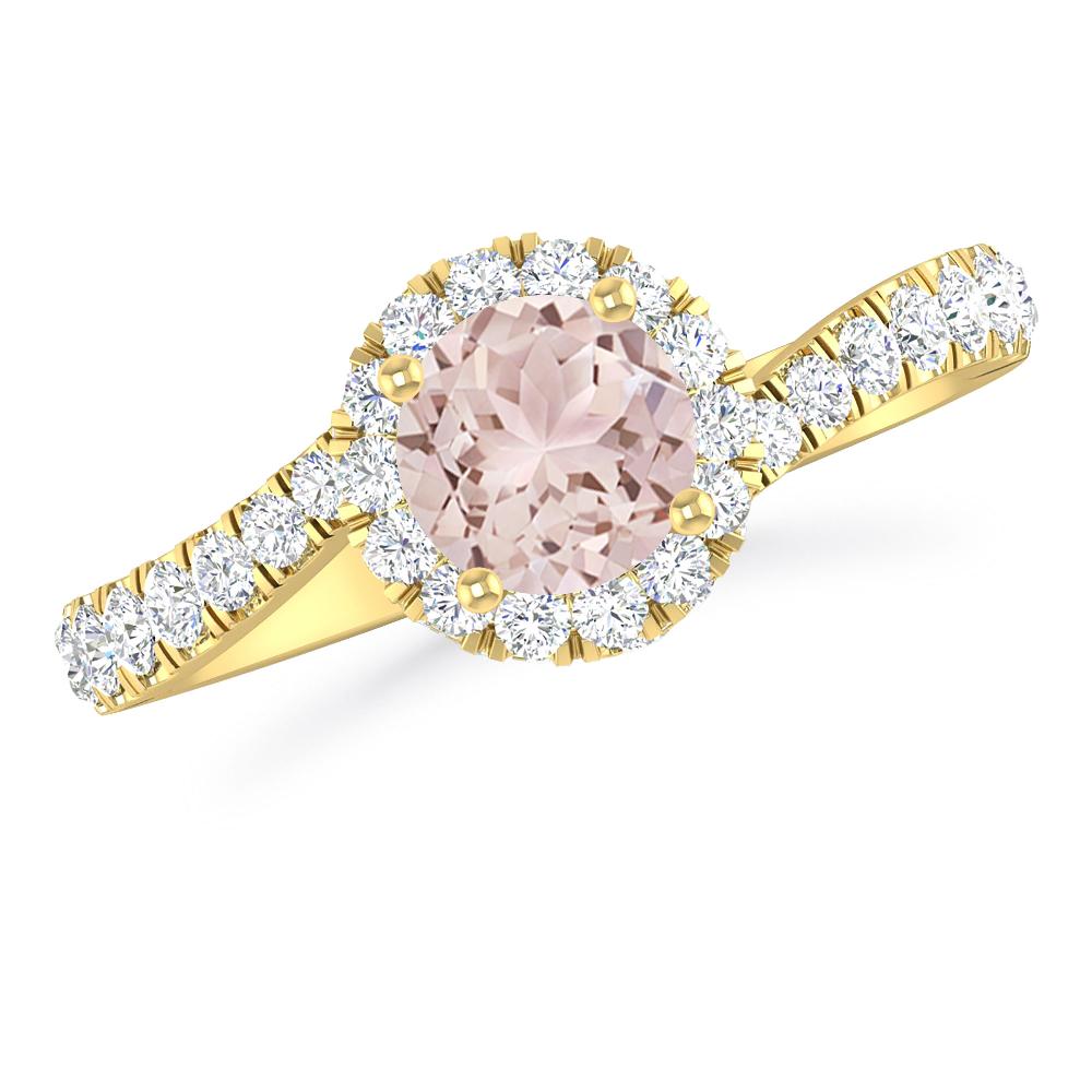 Yellow Gold - Morganite