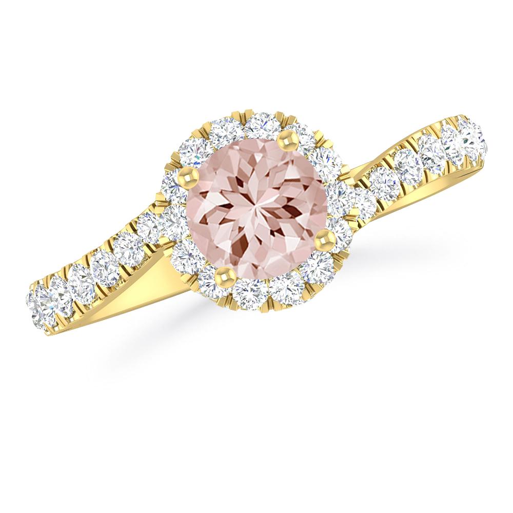 Yellow Gold - Morganite