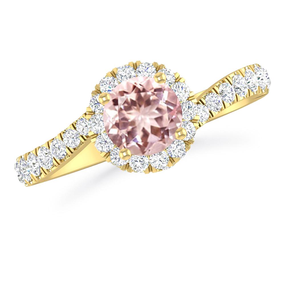 Yellow Gold - Morganite