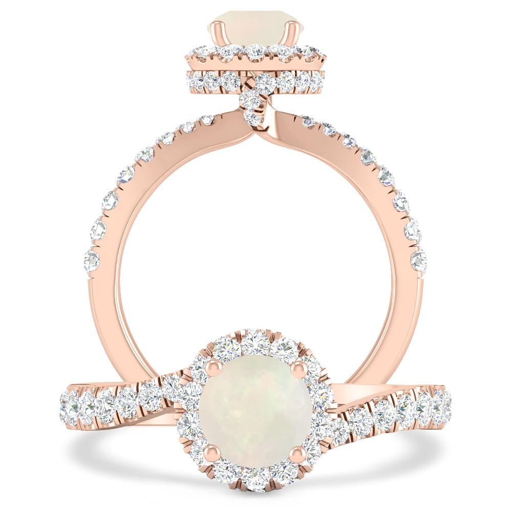 Rose Gold - Opal