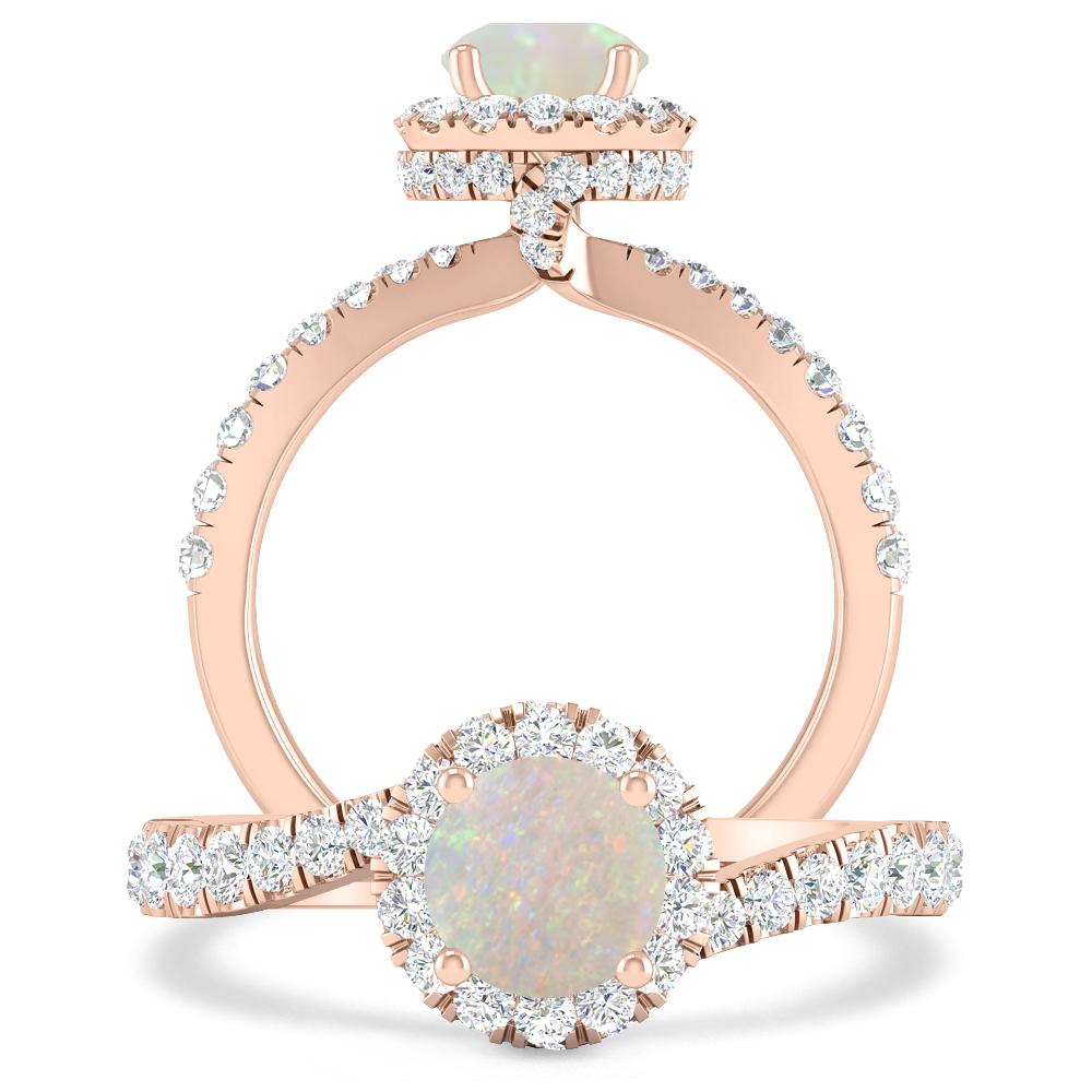 Rose Gold - Opal