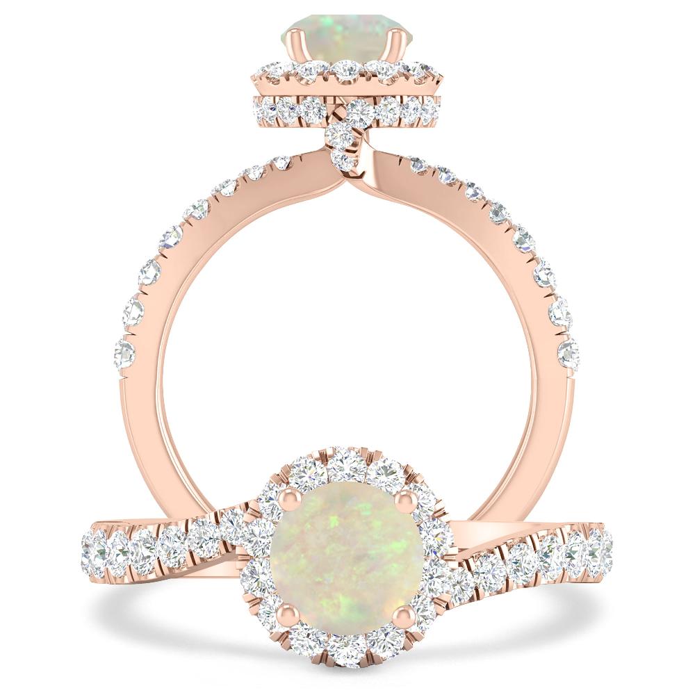 Rose Gold - Opal