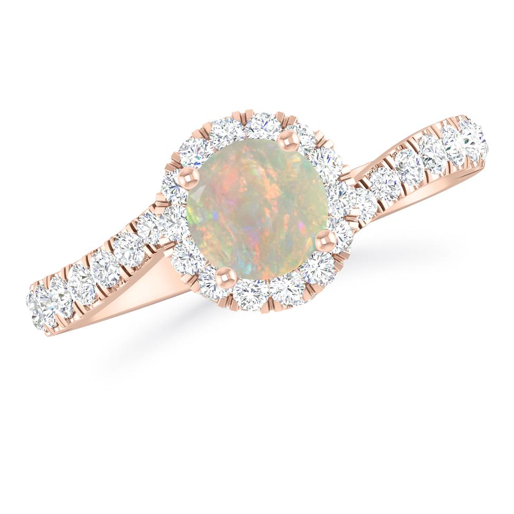 Rose Gold - Opal