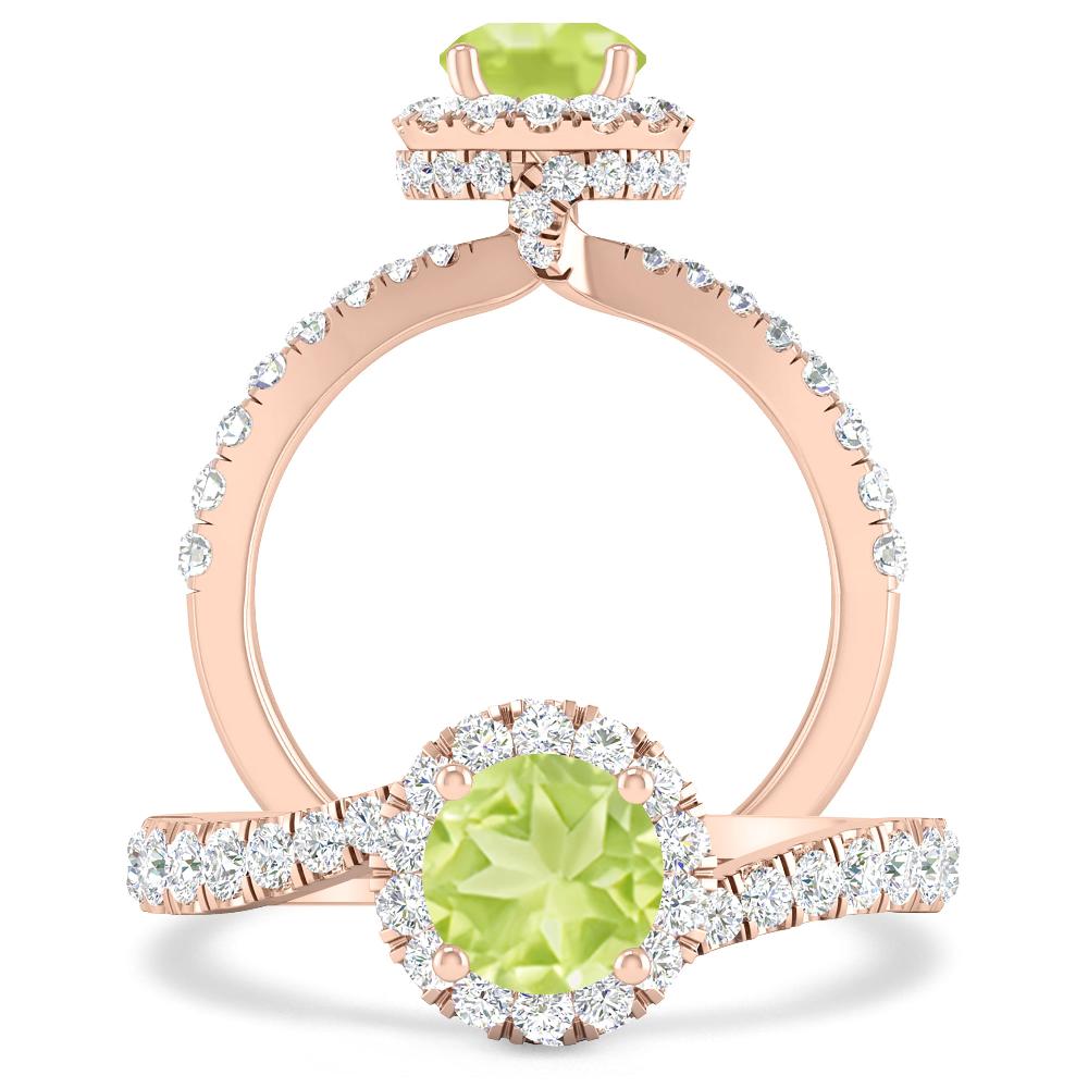 Rose Gold - Peridot