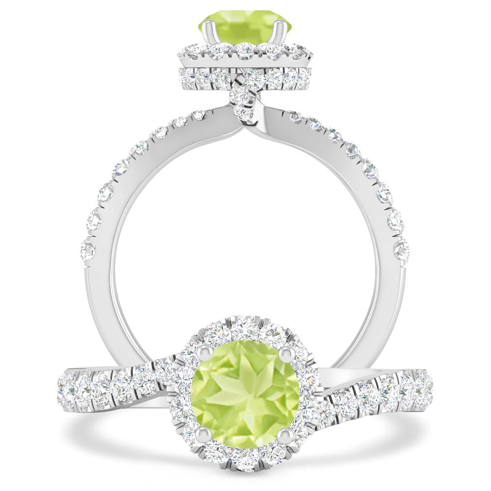 White Gold - Peridot