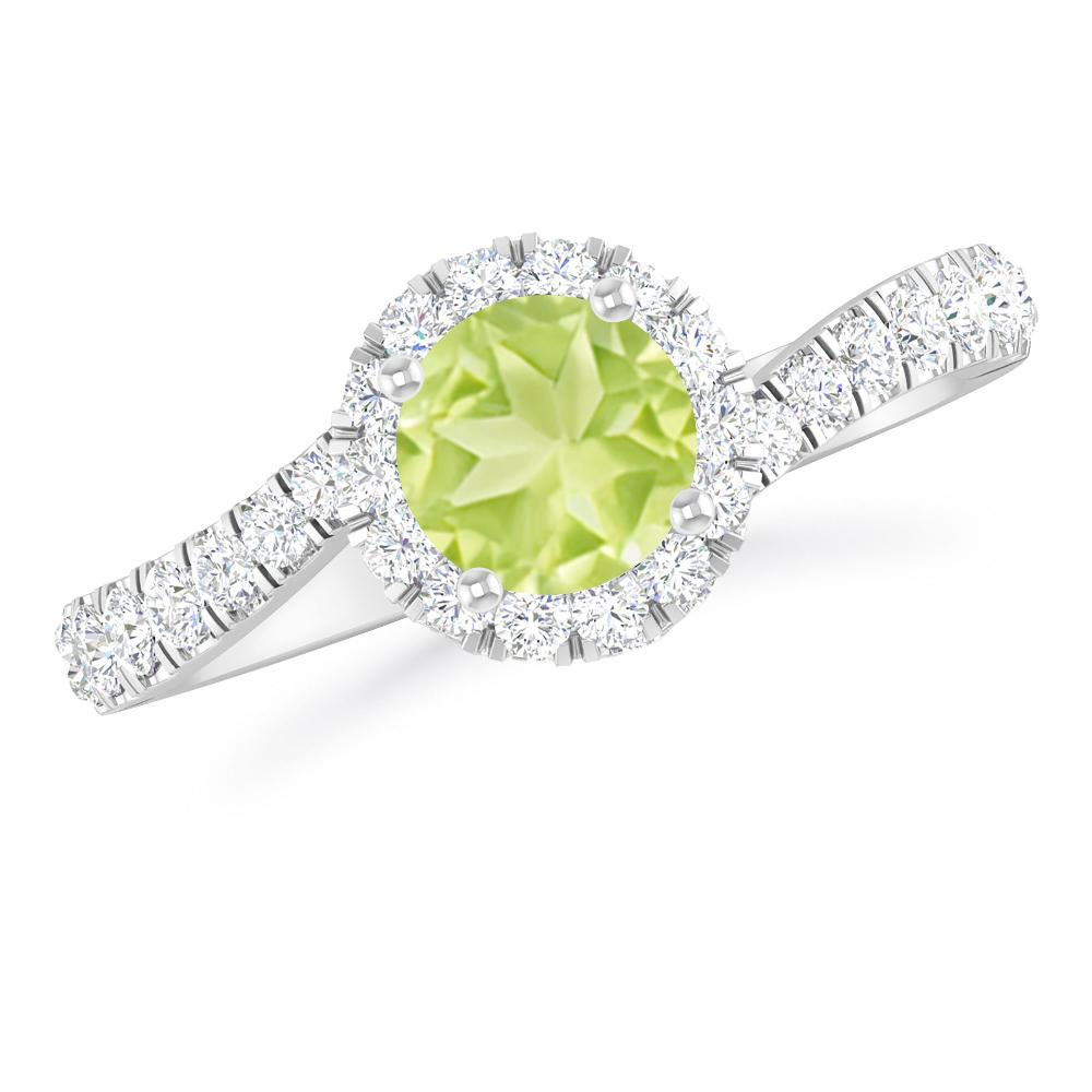 White Gold - Peridot