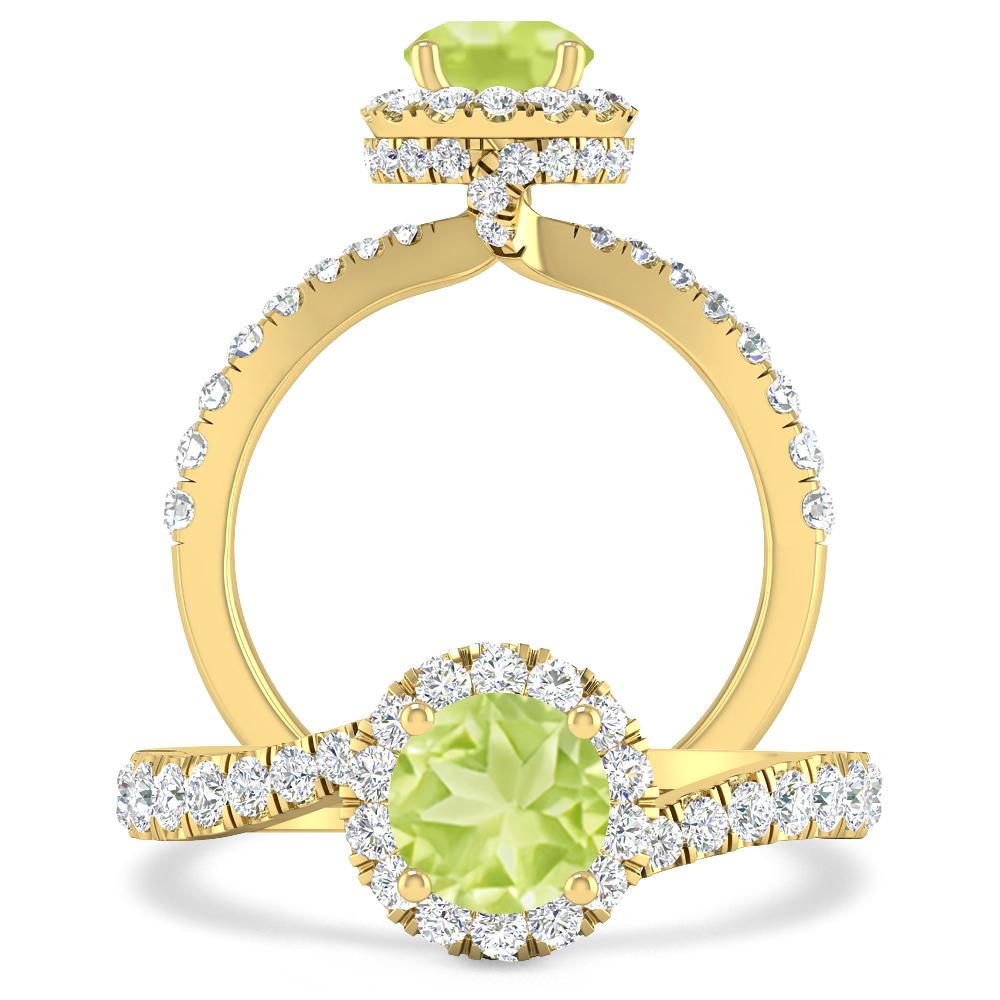 Yellow Gold - Peridot