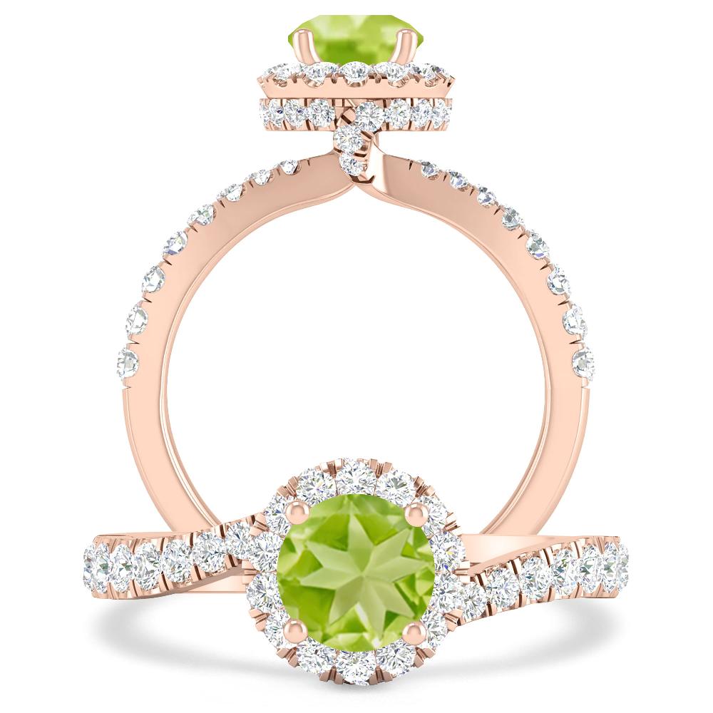 Rose Gold - Peridot