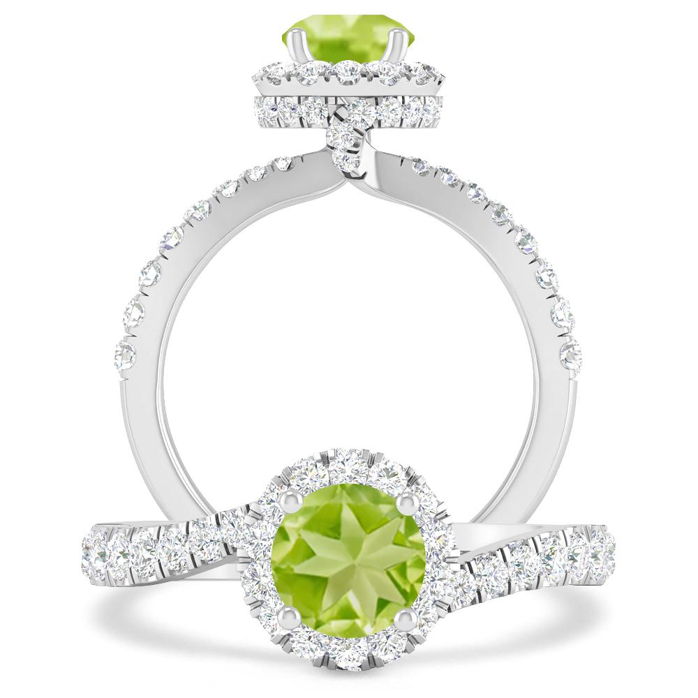 White Gold - Peridot