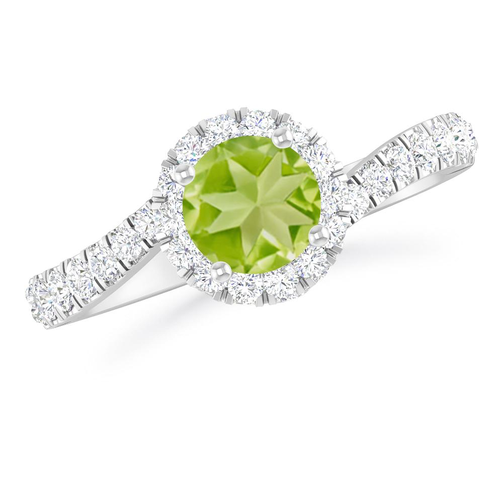 White Gold - Peridot