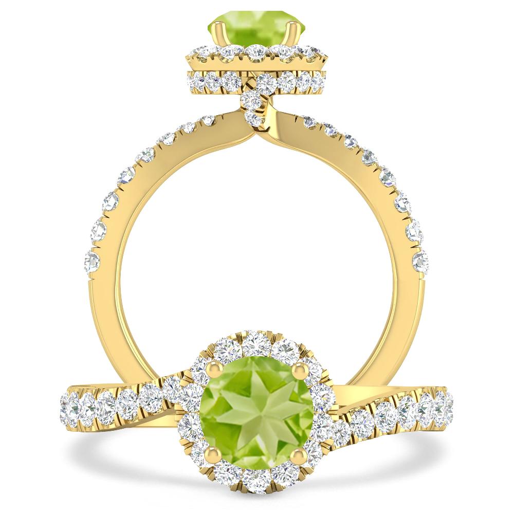 Yellow Gold - Peridot