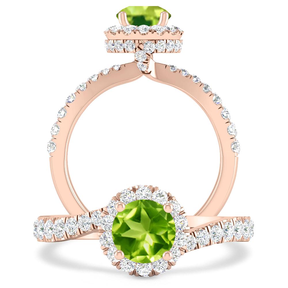 Rose Gold - Peridot