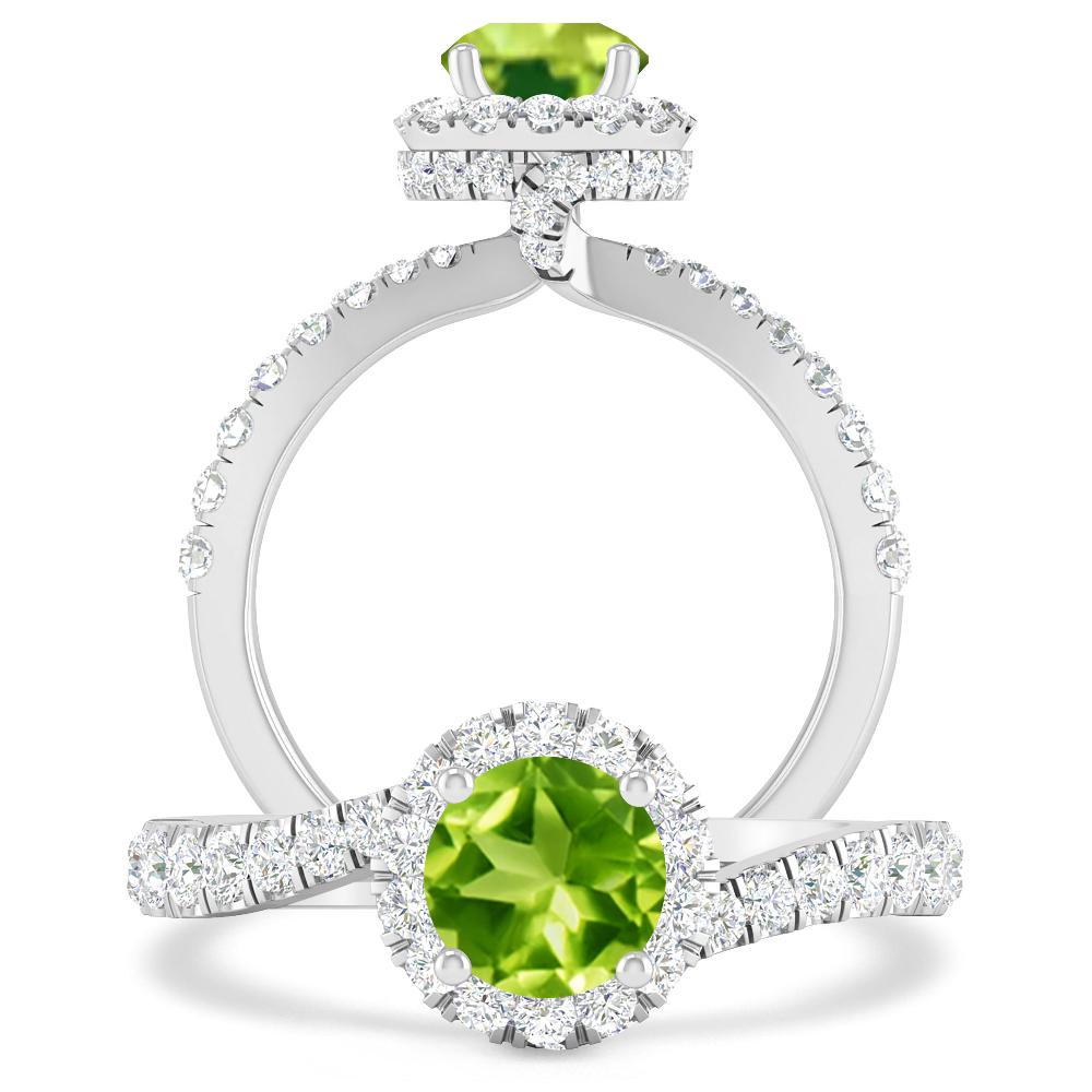 White Gold - Peridot