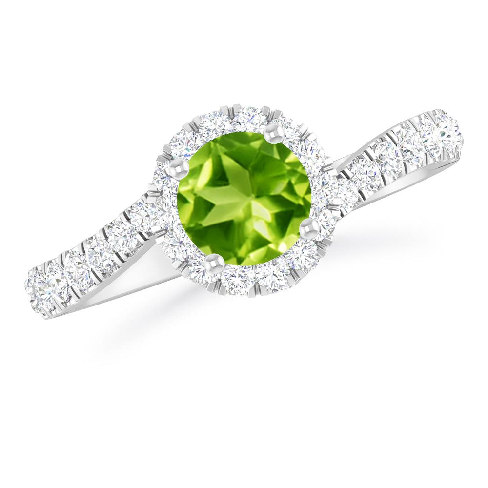 White Gold - Peridot