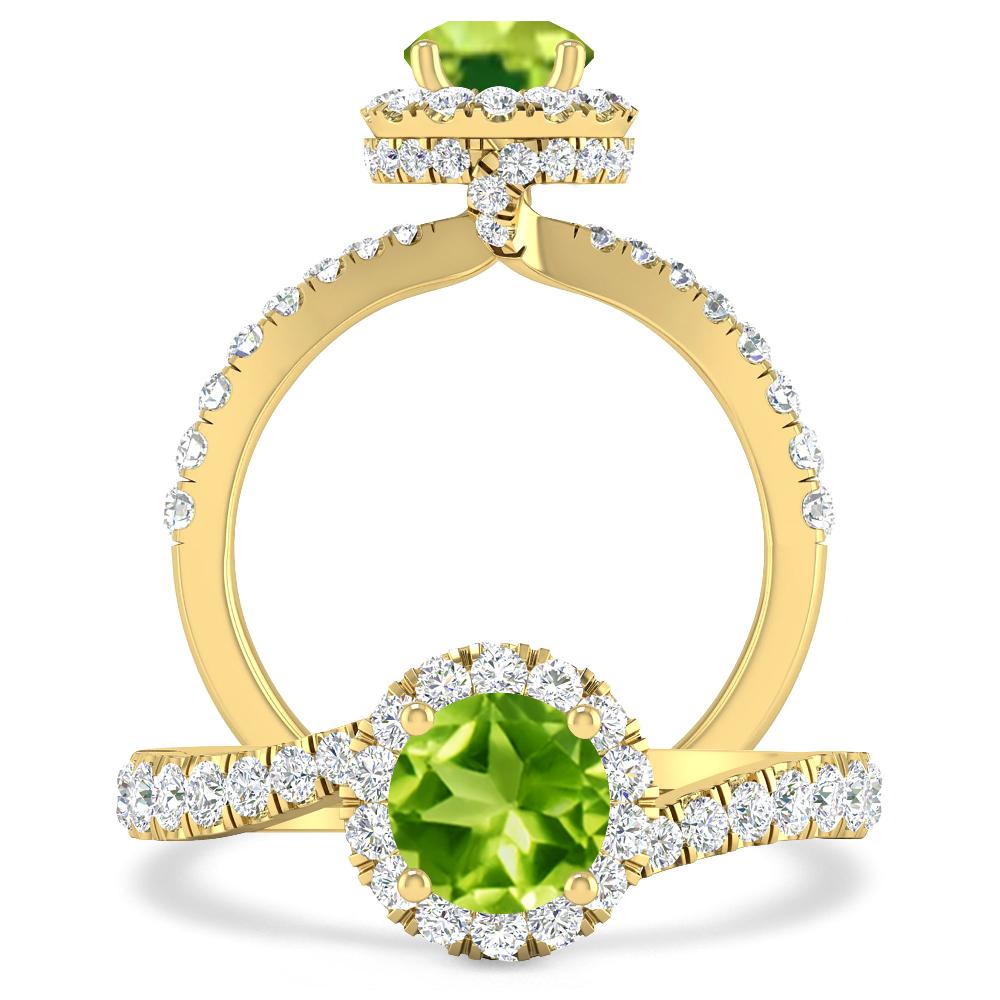 Yellow Gold - Peridot