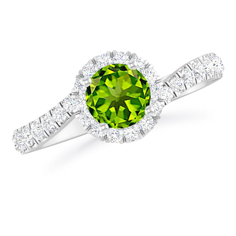 White Gold - Peridot