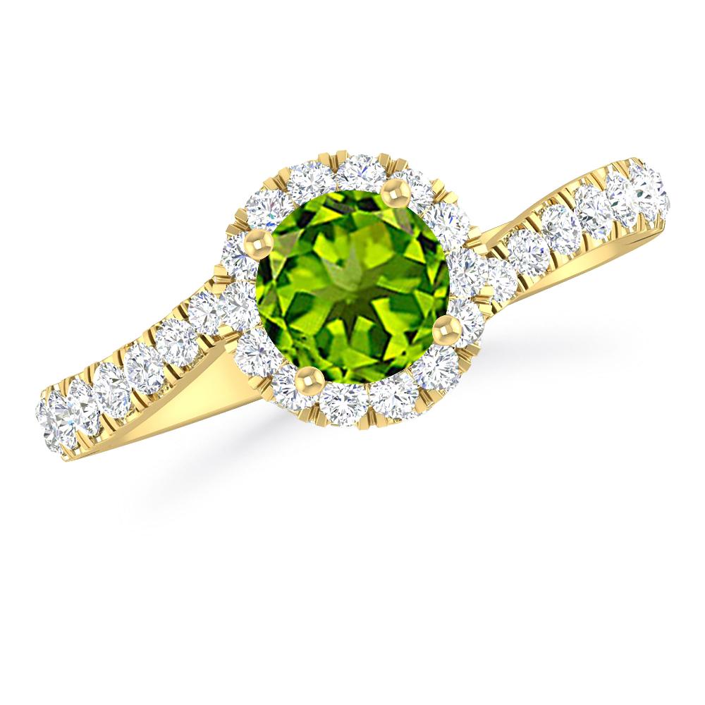 Yellow Gold - Peridot