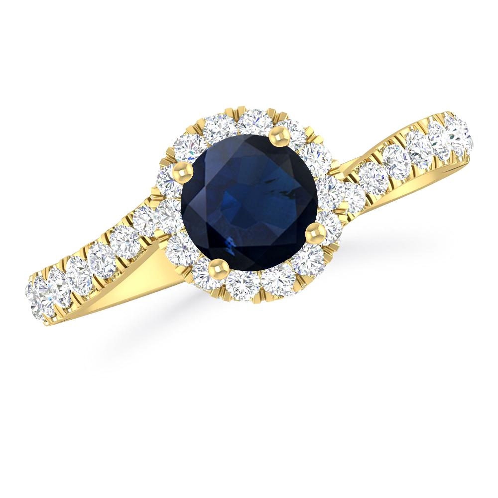 Yellow Gold - Sapphire