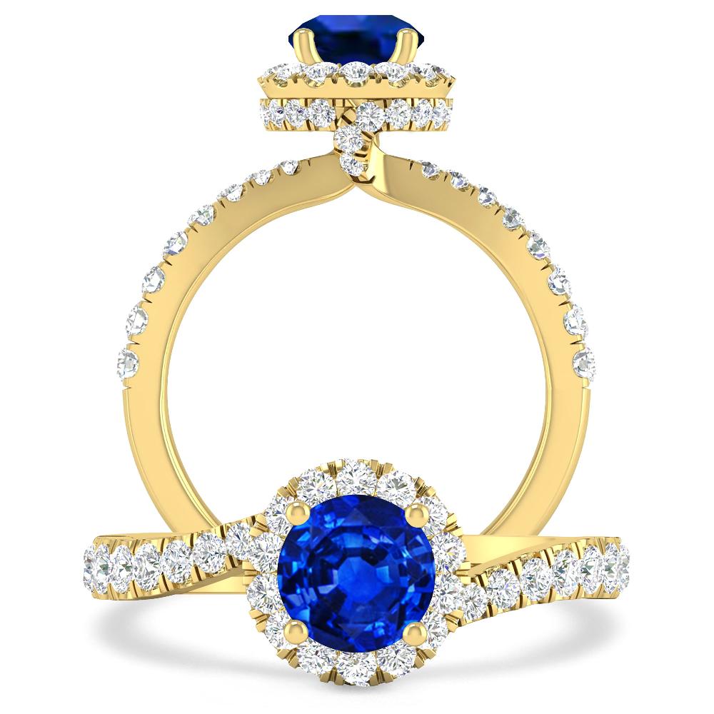 Yellow Gold - Sapphire