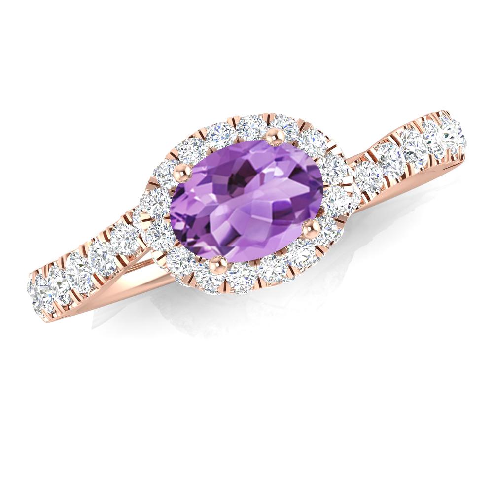 Rose Gold - Amethyst