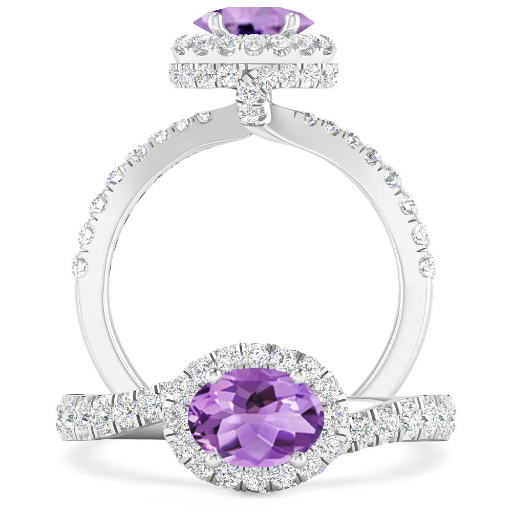 White Gold - Amethyst