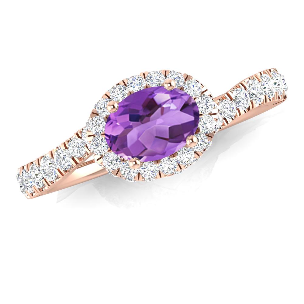 Rose Gold - Amethyst