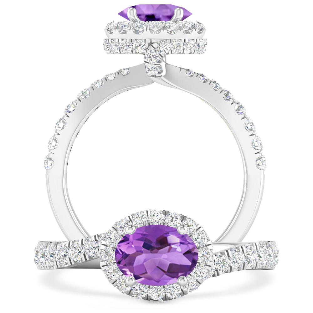 White Gold - Amethyst