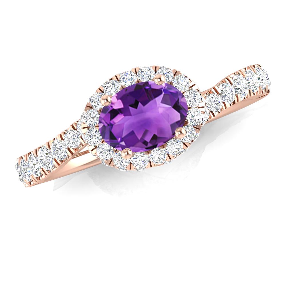 Rose Gold - Amethyst