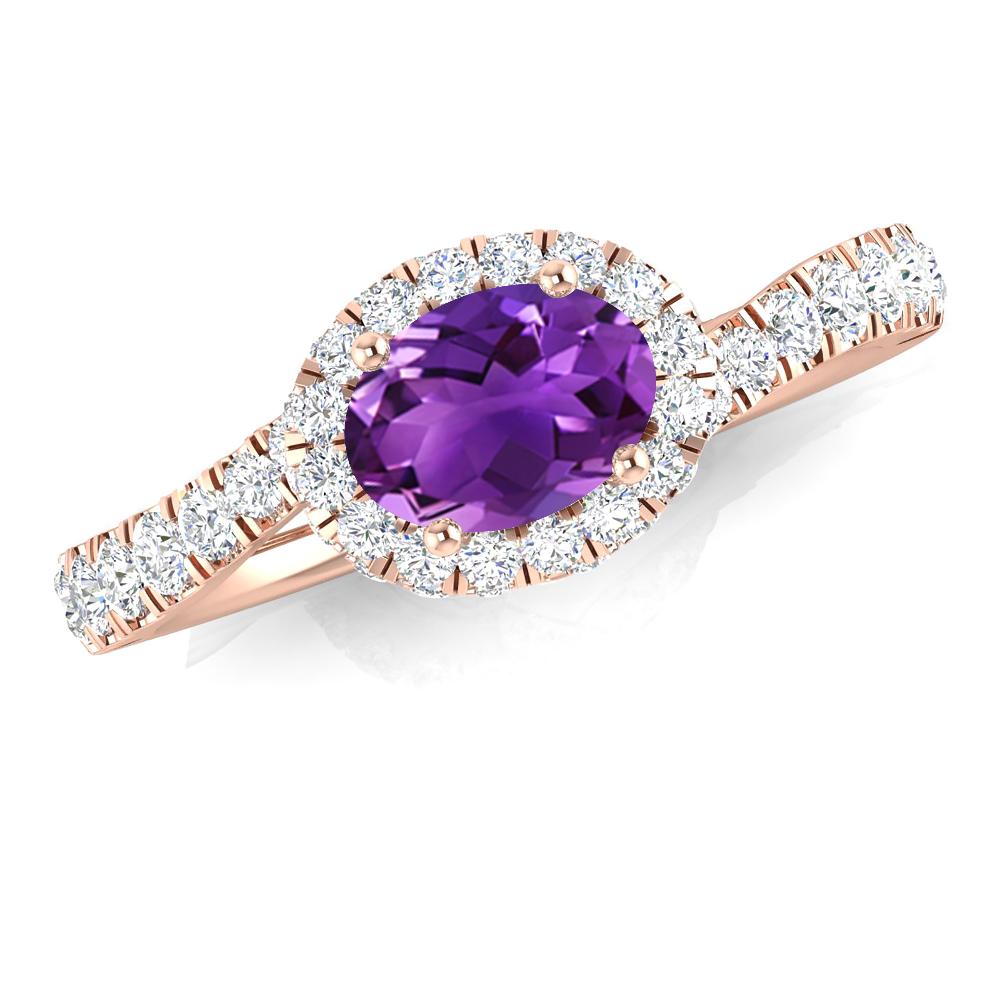 Rose Gold - Amethyst