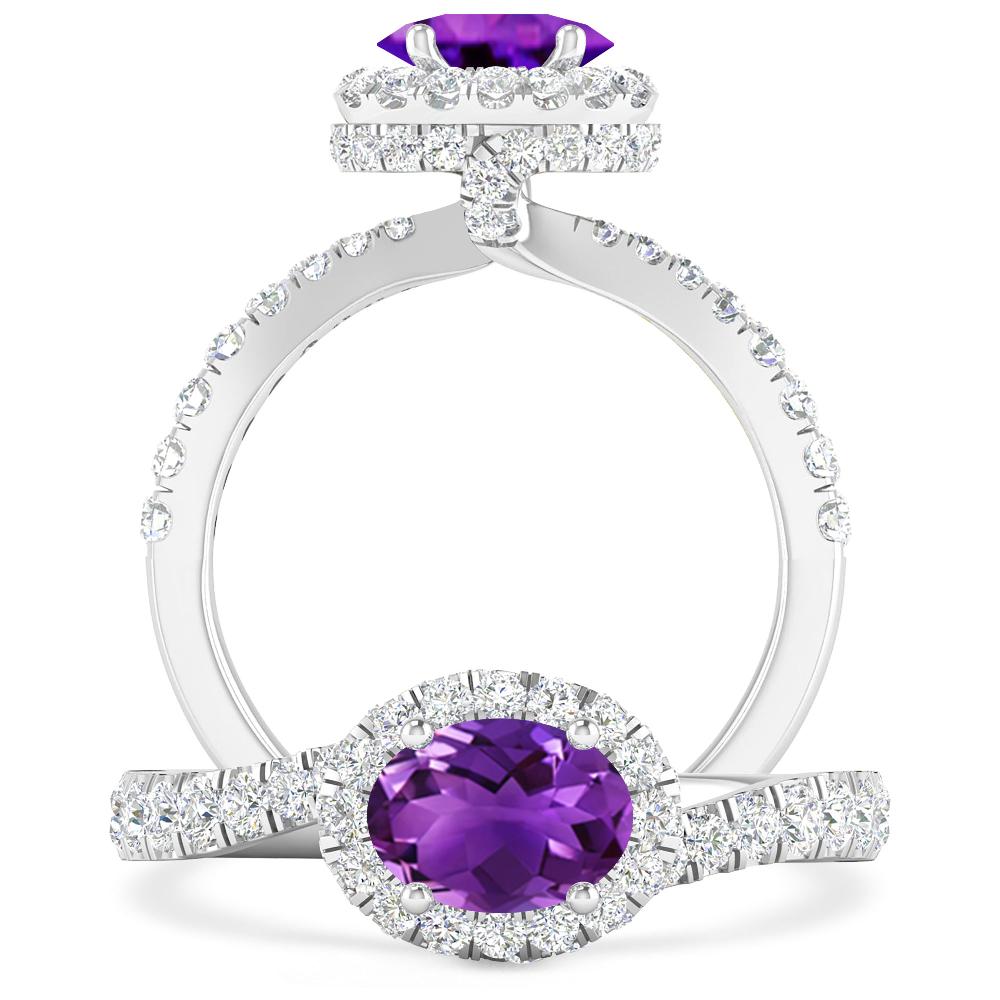 White Gold - Amethyst