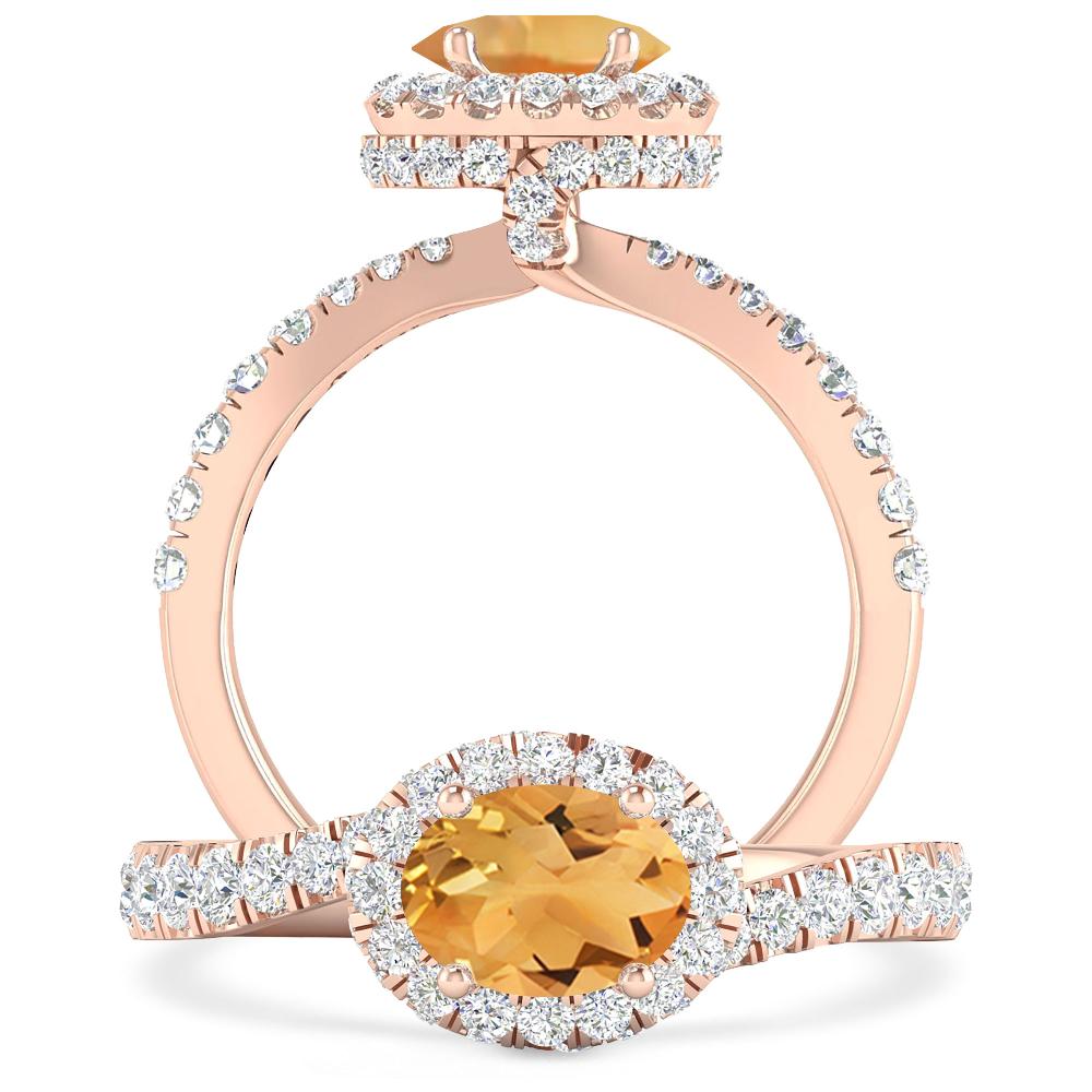 Rose Gold - Citrine