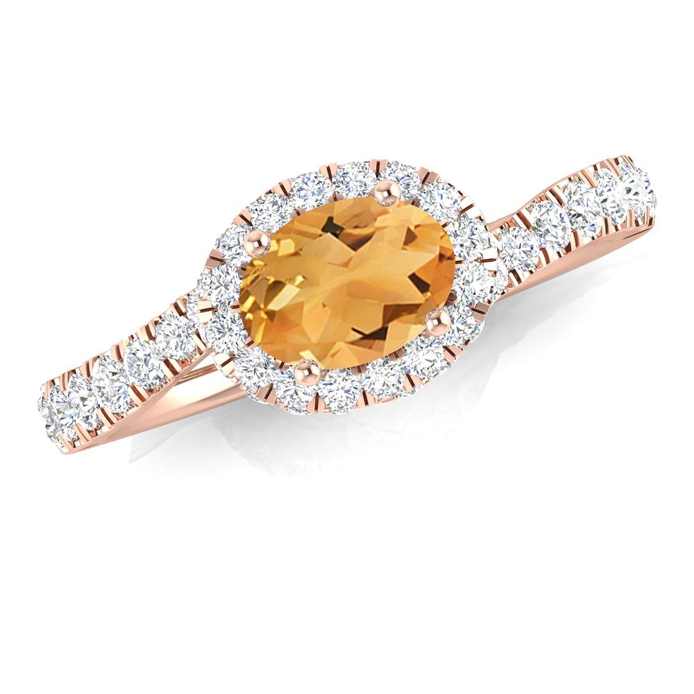 Rose Gold - Citrine