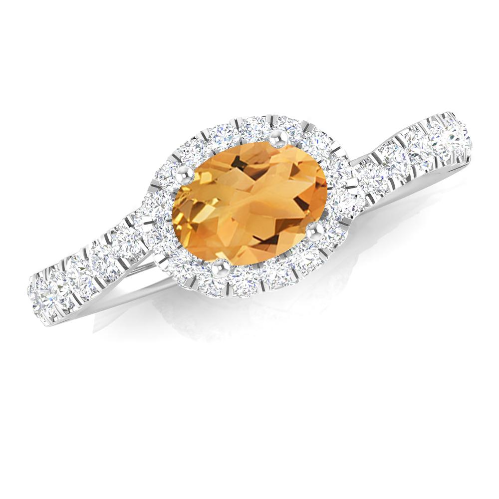 White Gold - Citrine