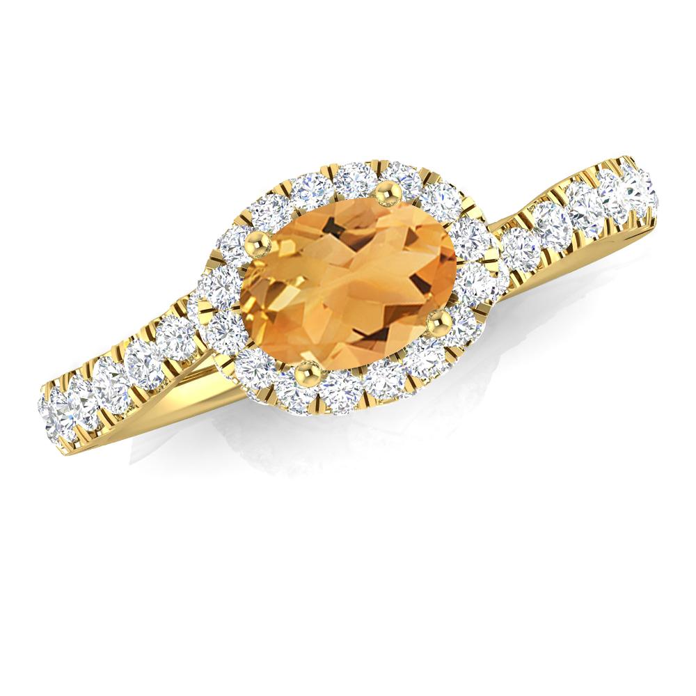 Yellow Gold - Citrine