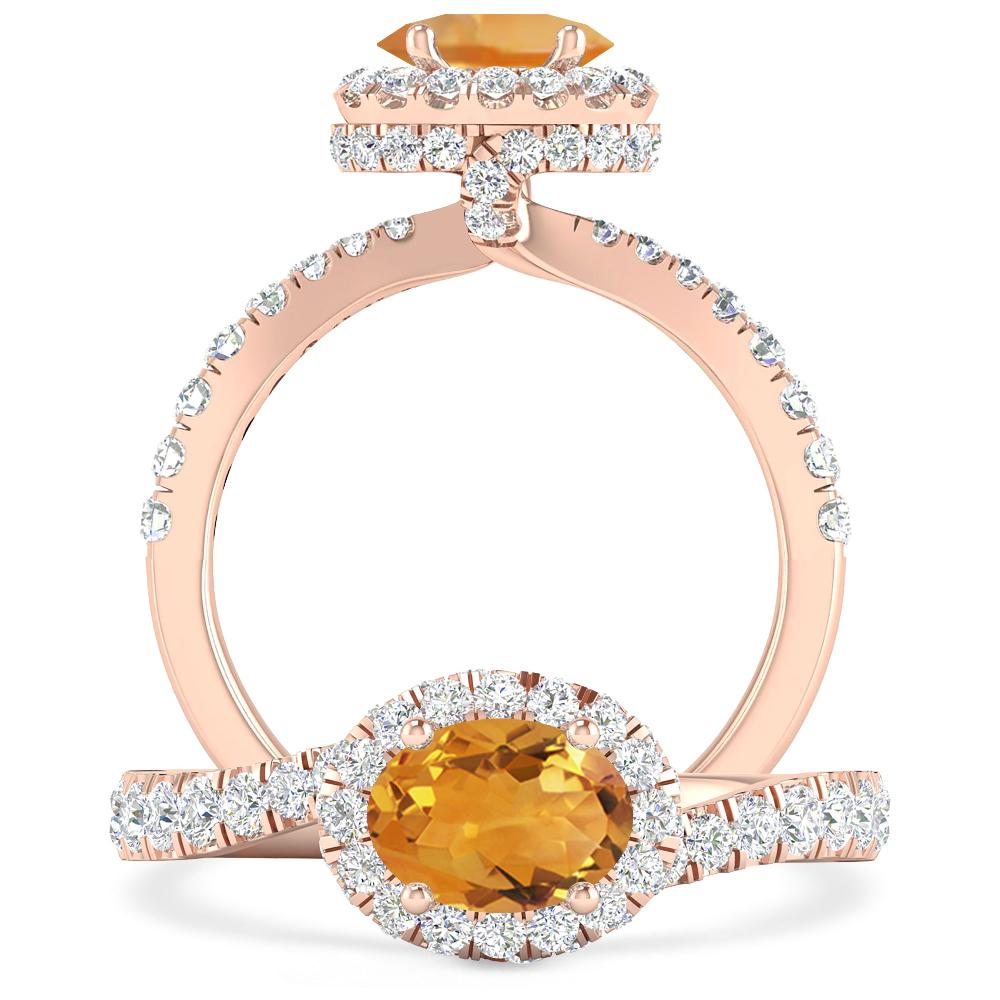 Rose Gold - Citrine