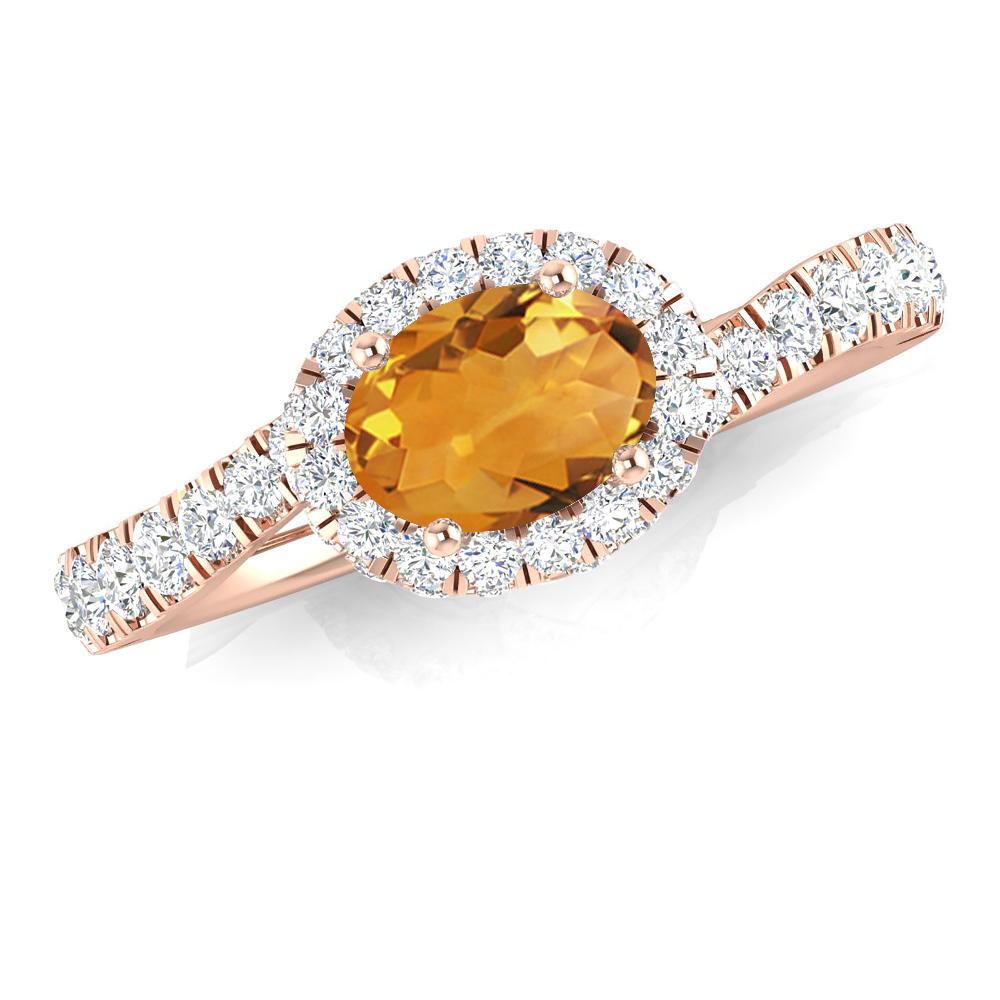 Rose Gold - Citrine